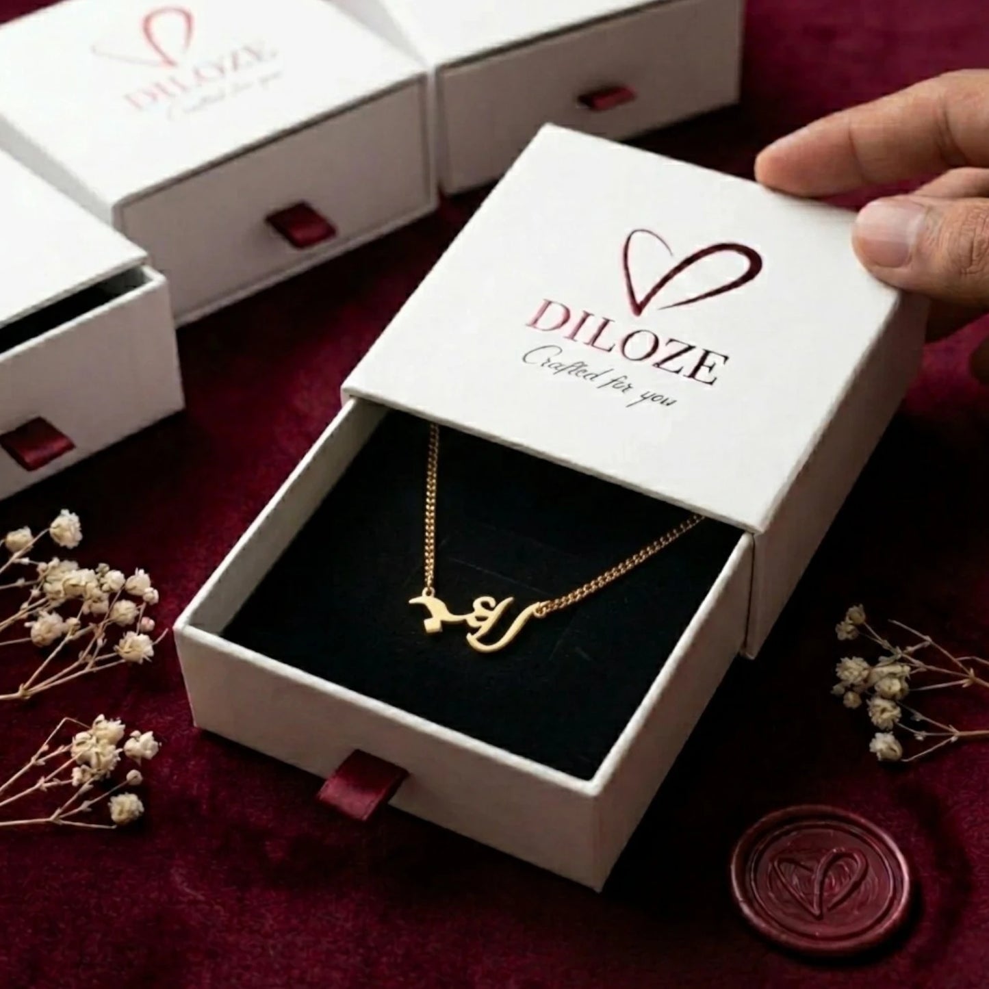 Custom urdu script calligraphy Name necklace (1)