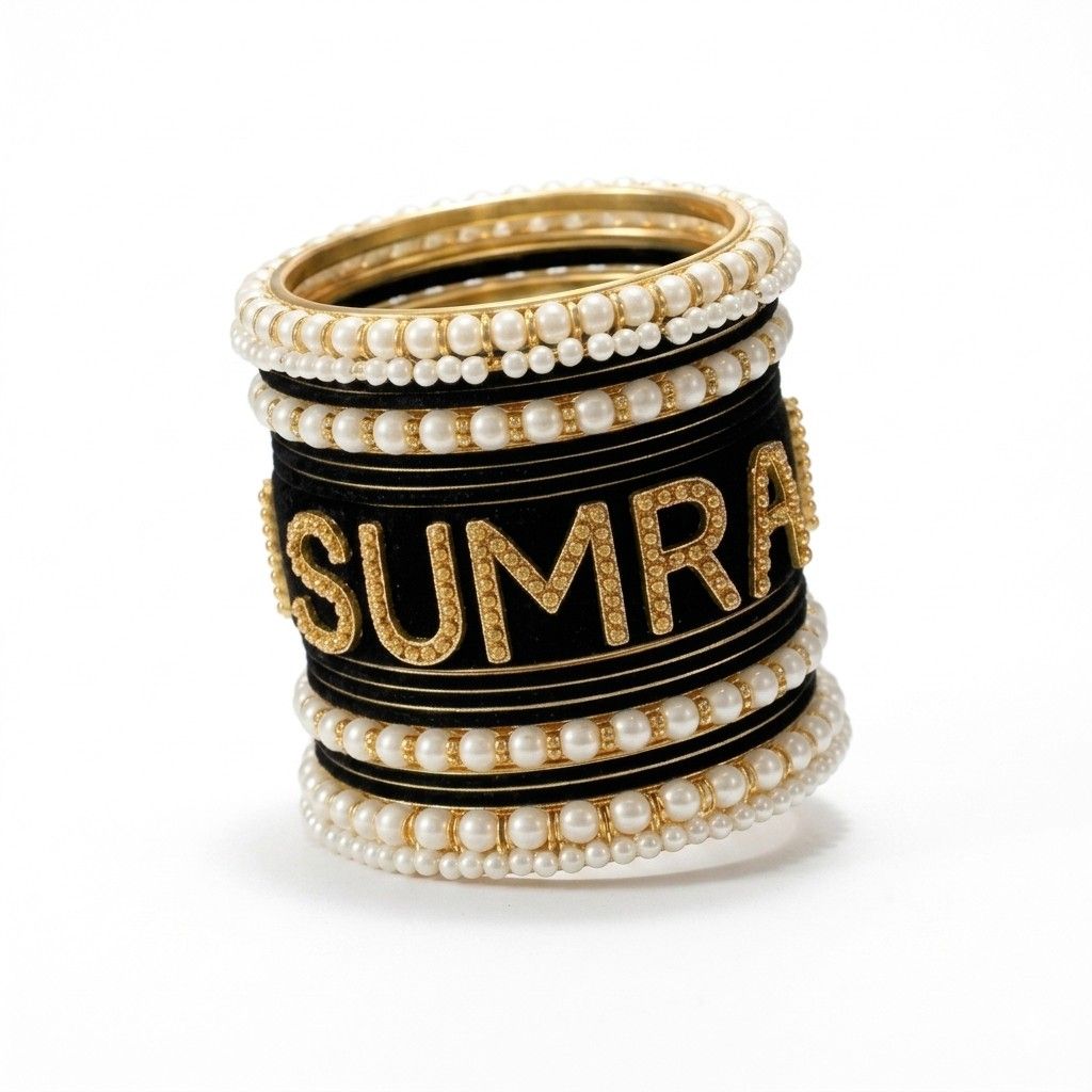 custom name bangle women