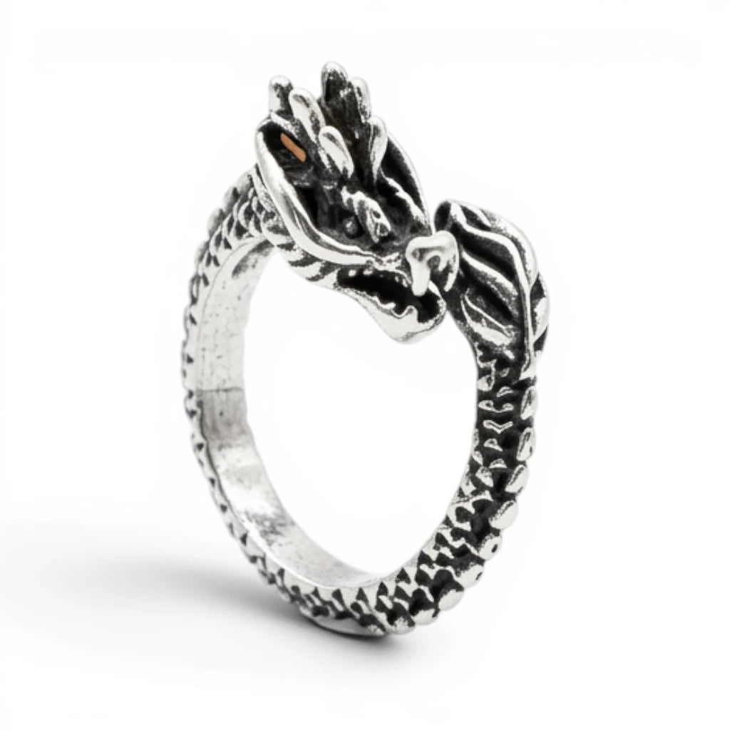 dragon wrap statement ring