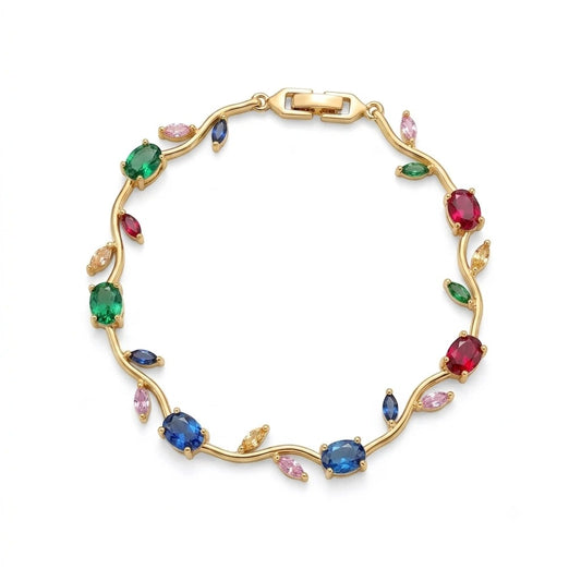 multi color tulip bracelet