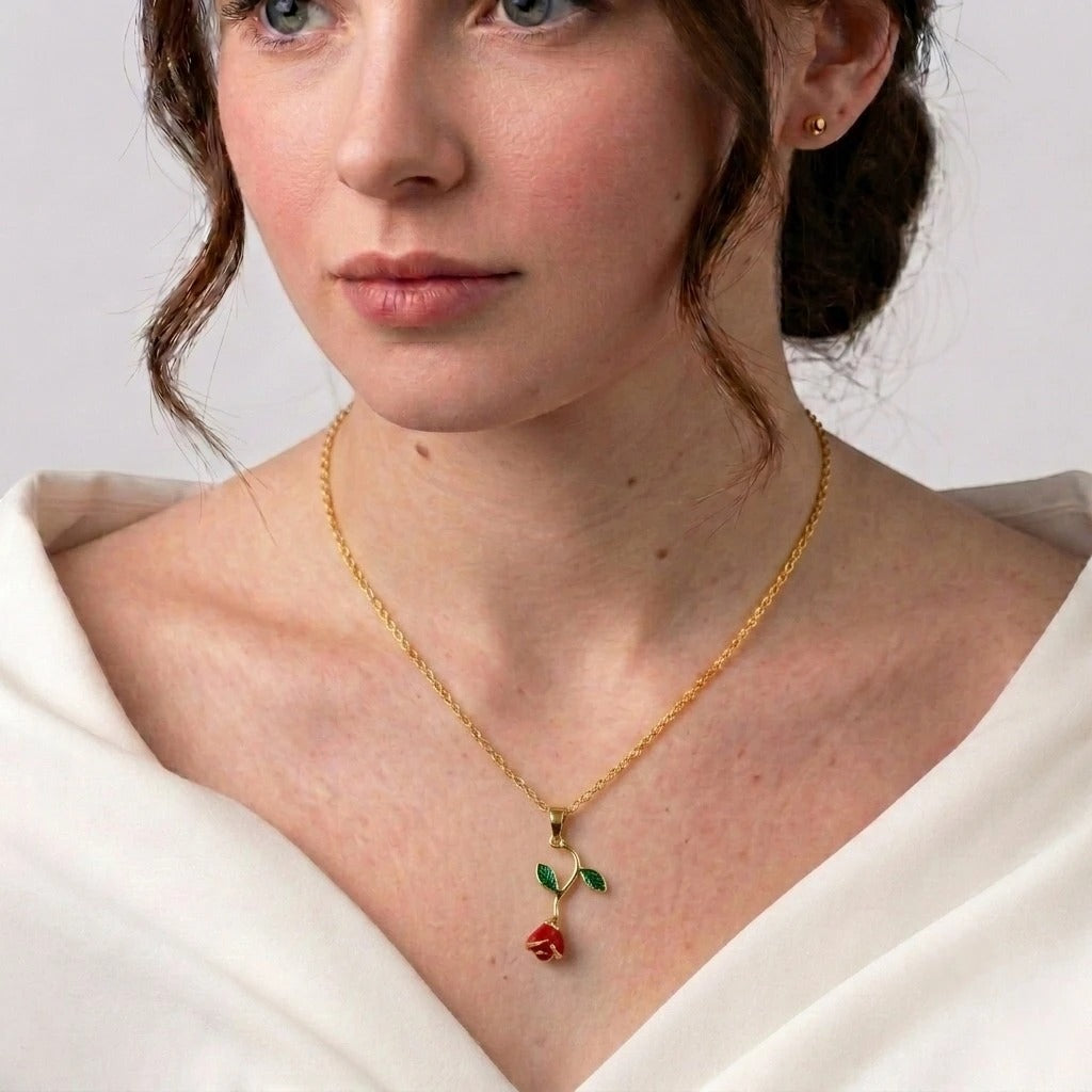 gold-chain-falling-rose-pendant