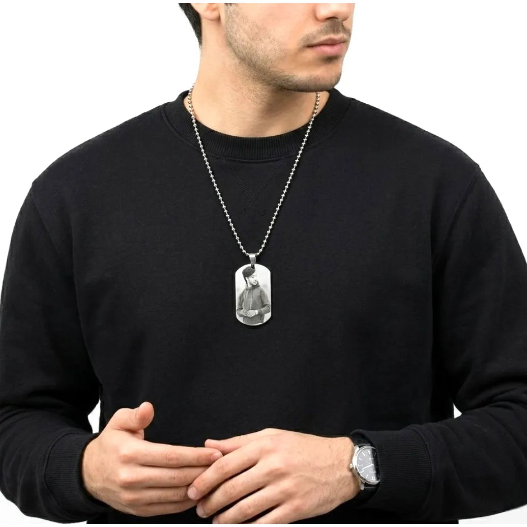 Dog Tag Chain Locket